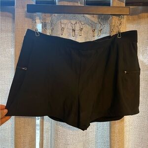 Women's Black Athletic Swim Shorts M/L